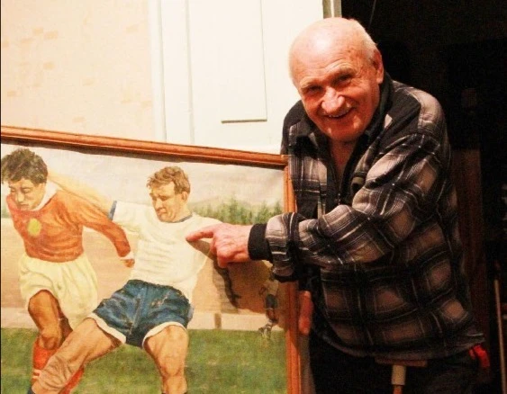Владимир Иванушкин и его знаменитая картина. Фото: Эдуард Гавриш