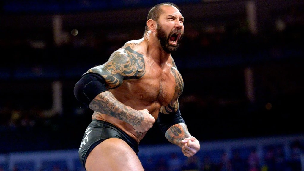 Дэйв Батиста во времена выступления в WWE. Фото: x_@WrestlingNewsCo