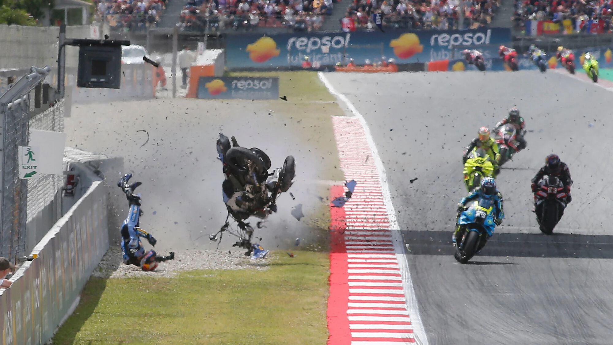MotoGP вице-чемпионының мойын омыртқасы мен бұғанасы сынғаны анықталды
