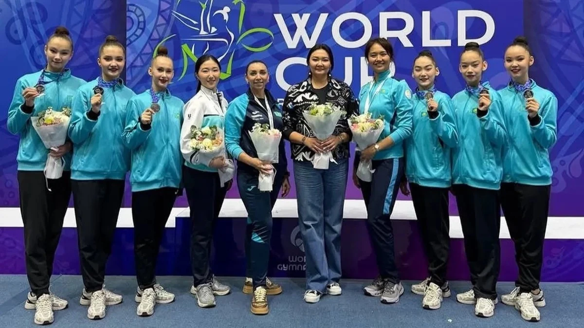 Казахстанские гимнастки стали третьими в многоборье на чемпионате Азии в Бишкеке