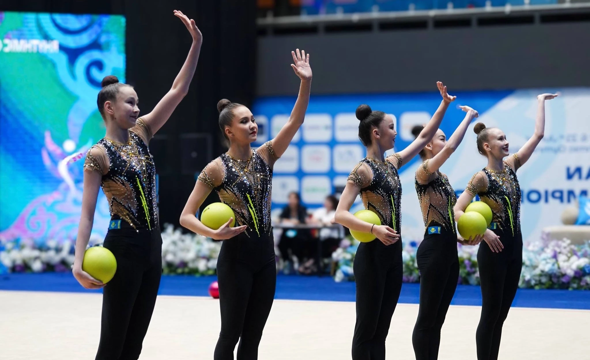 Казахстанские гимнастки выиграли серебро чемпионата Азии