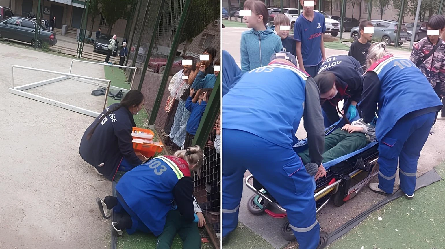Ақтөбеде мектеп оқушысын футбол қақпасы басып қалды