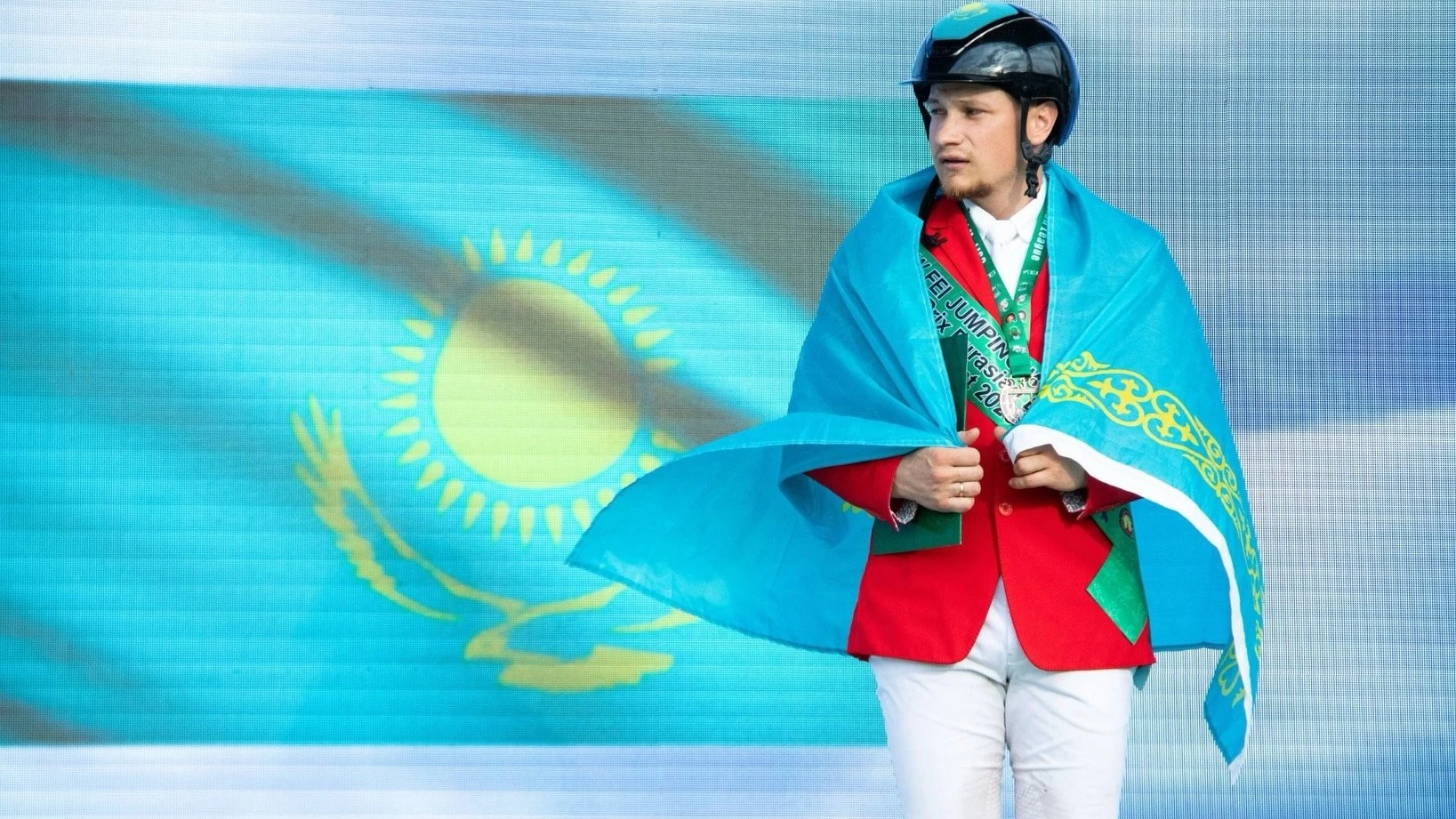 Казахстанский всадник выиграл международный турнир в Беларуси