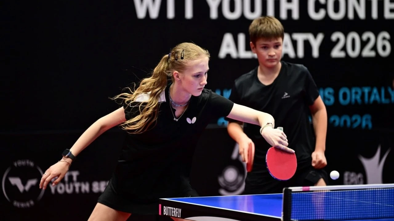 Казахстан завоевал первую медаль домашнего турнира WTT Youth Contender