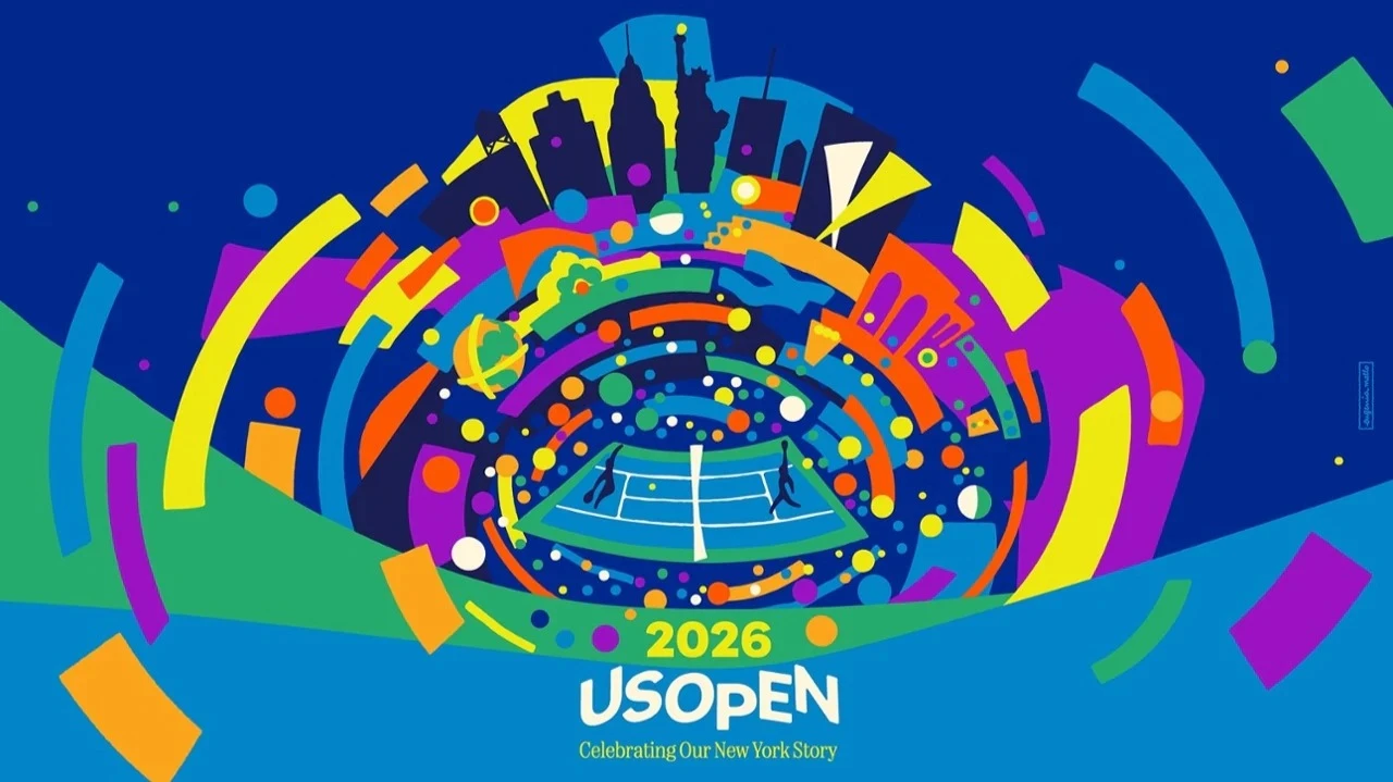 Фото: Официальный постер Открытого чемпионата США-2026